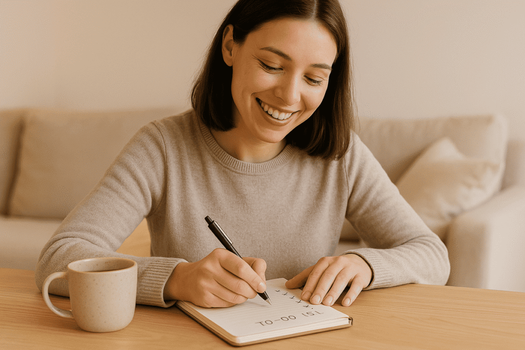 Checklist prático para criar hábitos automáticos.